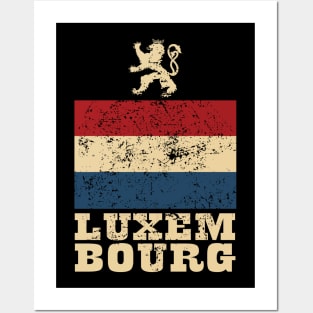 Flag of Luxembourg Posters and Art